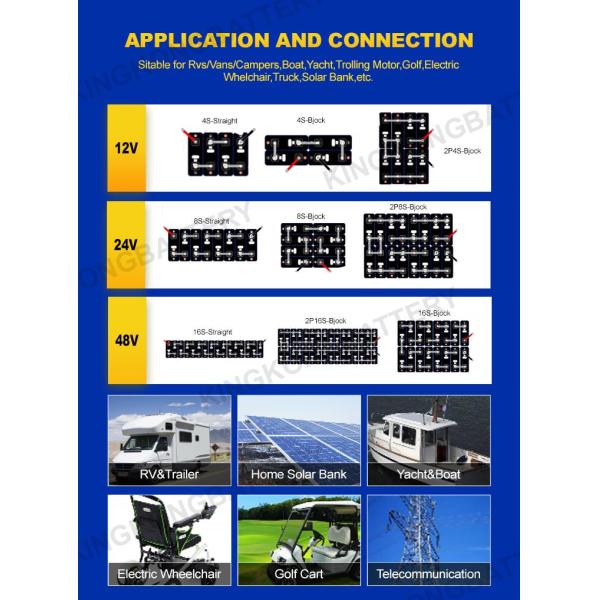 12V 24V 48V Solar Energy Storage System With OEM 3.2V 280Ah 304Ah 340Ah Li-Ion Battery