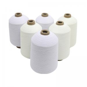 China Polyester High Elastic Recycled Cotton Yarn 140d Environment Friendly Knitting on sale