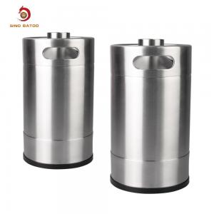 China High Reusable 5 Litre Mini Beer Kegs , SS304 5 Liter Mini Keg Home Brew wholesale