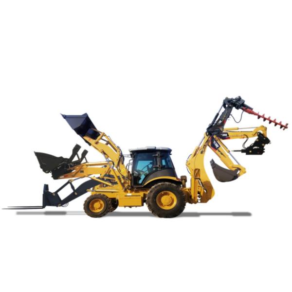 HOT multi-purpose 4 wheel drive new backhoe and loader 3 Tton 5 ton new backhoe
