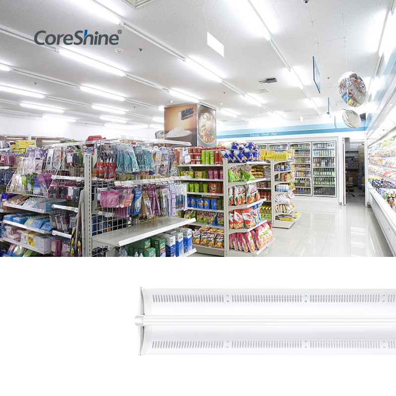 China 6000lm Dimmable Linear LED Light , UGR19 Dimmable 4ft LED Fixture wholesale