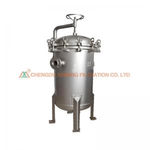China Easy Operation High Efficiency Liquid Filter Bag Multi Bag Filter Housing on sale