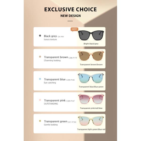 Women'S Large Metal Sunglasses Anti Ultraviolet Anti Reflective CE