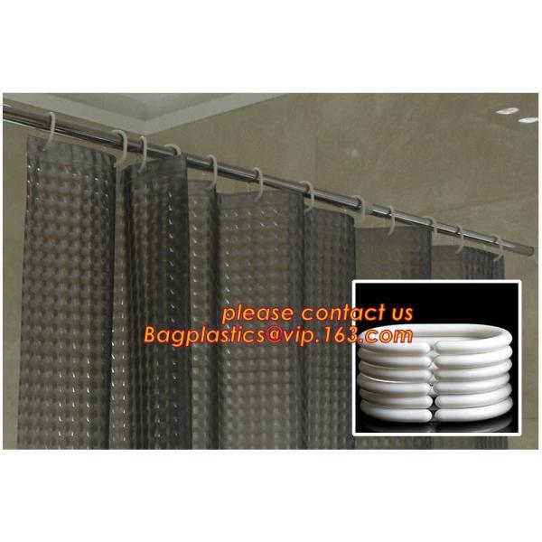 Custom Polyester Printing Shower Curtain, waterproof fireproof hook kids bathroom shower curtains, PEVA Shower curtain f