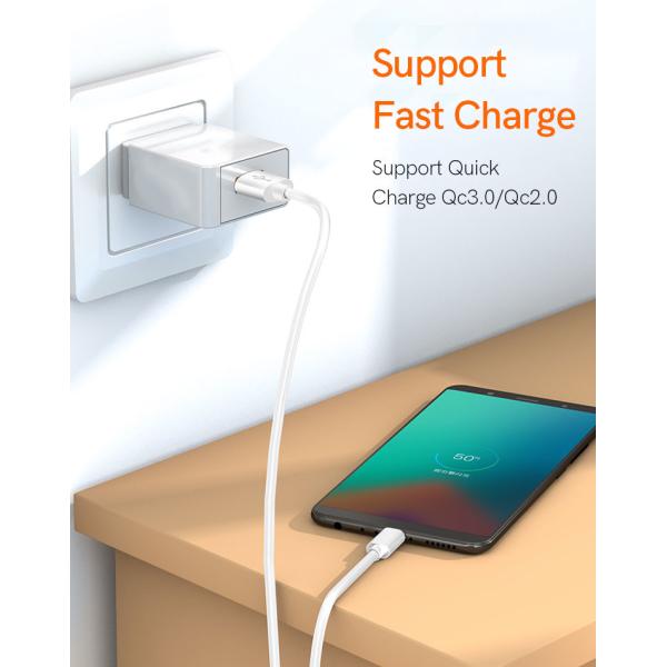 PVC 20AWG USB Type C To USB Type A Cable Data Sync