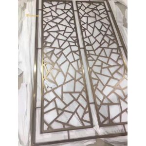 China Laser Cut Stainless Steel Room Divider 40mm Thickness GB Standard wholesale