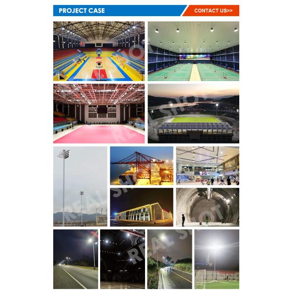 Waterproof IP65 Led Stadium Lighting Led Sports Flood Lights Indoor 6500K