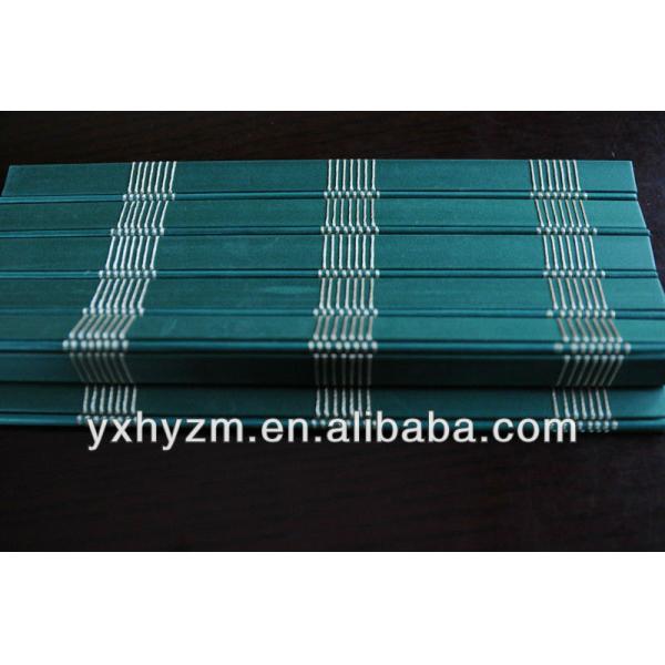 Modern Pvc Window Blinds , Pvc Waterproof Roller Blinds Weaving With Raffia
