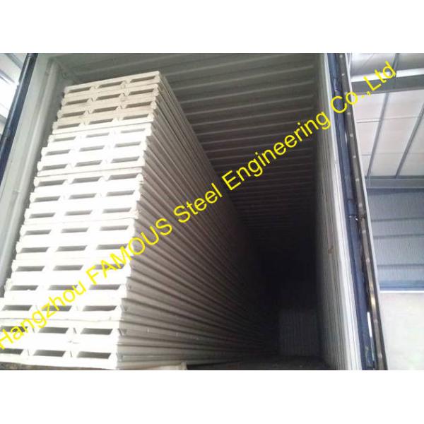 50mm PU Sandwich Wall Panels Thermal Insulation Prefab House