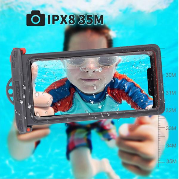 Universal IP68 Waterproof Phone Bags PE Dustproof Touch Screen for Iphone Samsung Huawei