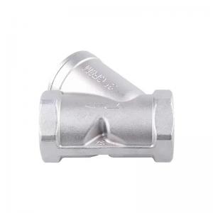 China Stainless Steel Standard Screw End Pipe Control Y Strainer Suitable for Industrial wholesale