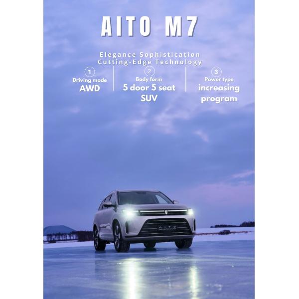 High Match AITO M5 M7 M9 Adult Sport AITO Car for 2024 HUA WEI AITO M7 Electric Vehicles