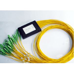 Buy cheap Low PDL Fiber Optic Splitter , PLC Optical Splitter Environmental Stable from wholesalers