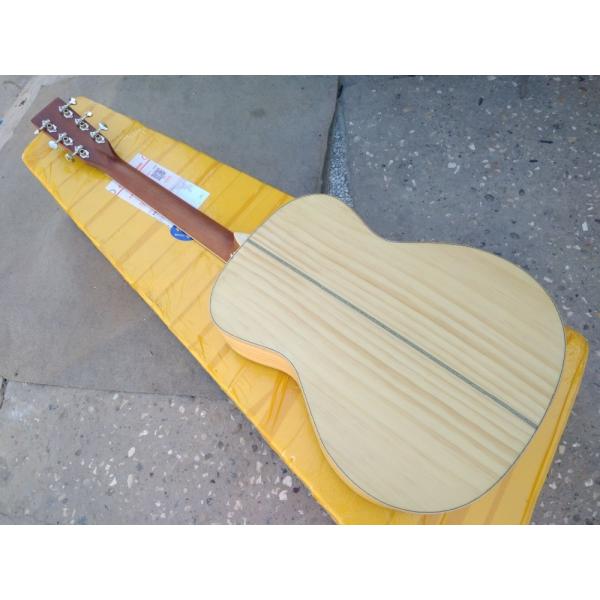 AAAA pine wood all Solid OM body style guitara 14 frets imported wood custom solid acoustic electric guitar