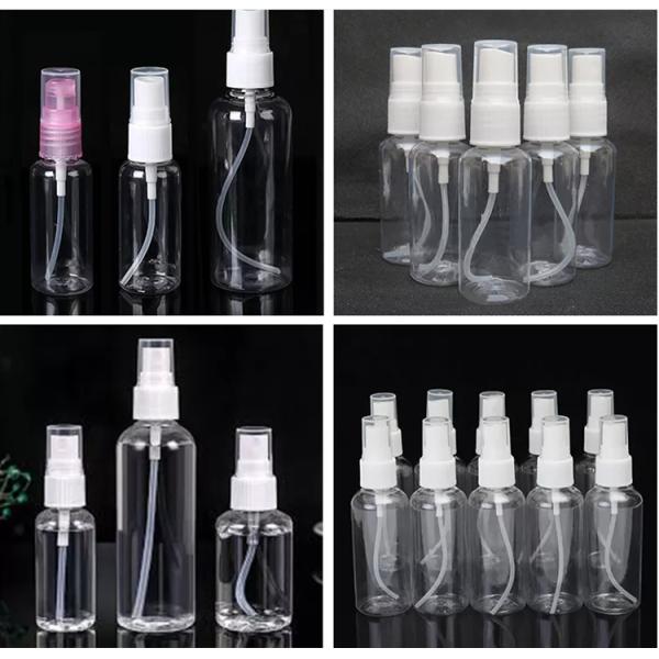 120ml PET Spray Bottle Transparent Mini Empty Spray Bottles