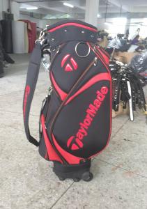 China Nylon golf bag , professional golf bag,golf cart bag with wheel on sale