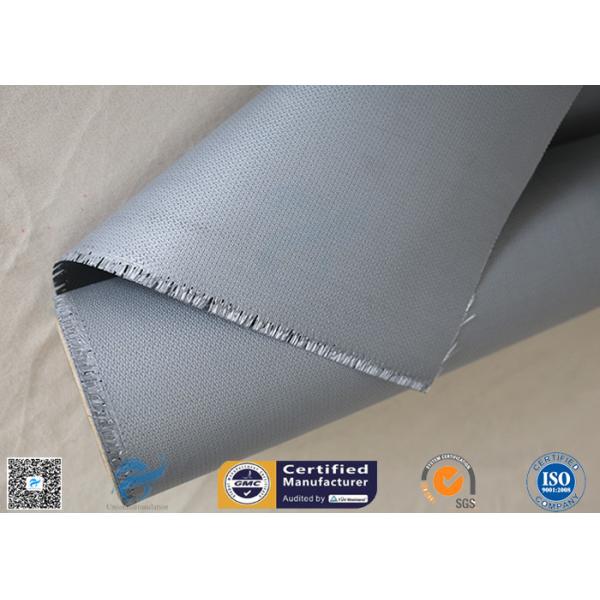 3732 E - Glass 1.2m Width Heat Resistant 0.45mm Gray Silicone Coated Fiberglass Fabric