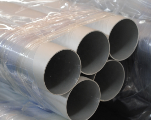 1050 Sliver Color Aluminum Lean Pipe 100mm H14 H24