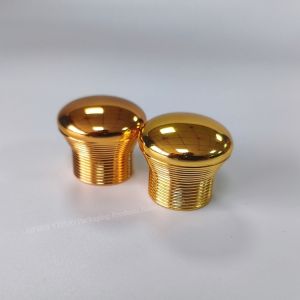China Round Gold Plated Metal Perfume Cap Fragrance Locking Loop wholesale