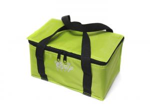 China Full Color Printing 6 Can Cooler Bag , Beer Large Insulated Cooler Bags wholesale