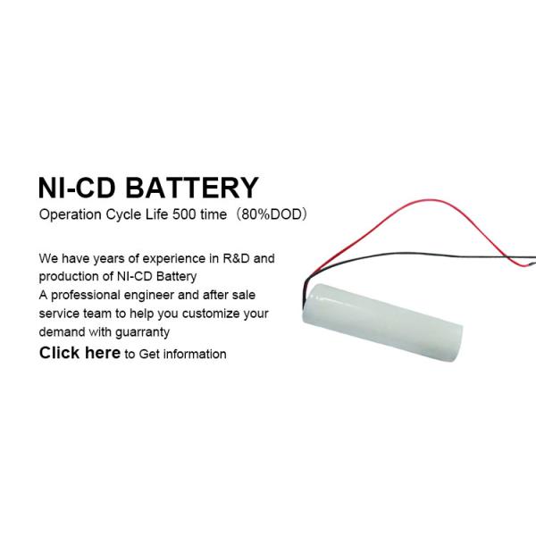 Customized 2.4v Nicd Rechargeable Battery Pack Ni-Cd SC Size