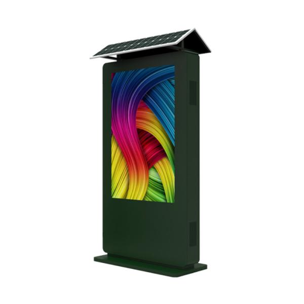 Urhealth 70 inch outdoor waterproof TV display stand for solar outdoor digital signage