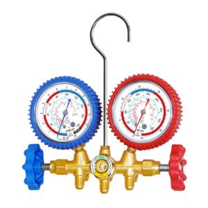 OEM Hvac Commercial Refrigeration Repair Parts R12 Brass Pressure Gauge