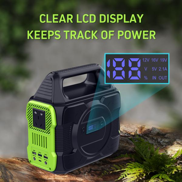 AC Outlet Portable Electric Power Station 300W For Camping Travel Hunting