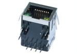 J1B1211CCD RJ45 Modular Jack Integrated 10/100Base-T Magnetics LPJ4012AHNL