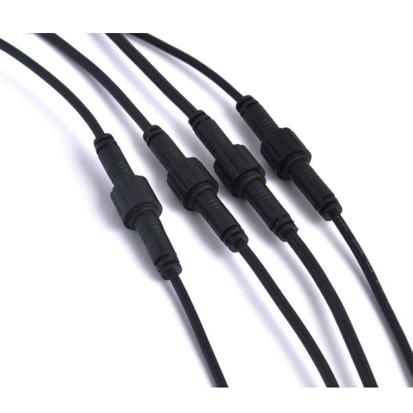 Waterproof Electric Motor Contactor 4 Pin Male Female Waterproof Cable Wire Connector