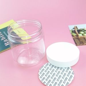 China Wide Mouth Round 250ml Airtight Plastic Food Jars Straight Sided on sale