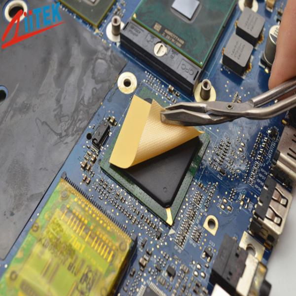 High Temperature Resistance 0.127mm Silicone Heating Insulation Materials For Gpu Cpu Heatsink