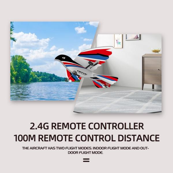 2.4G 3-CH RC Doves Plane Fly Toy RC Airplane MPP Model Brid Toys RC Glider Jet for Remote Control Battery 2*AA not included