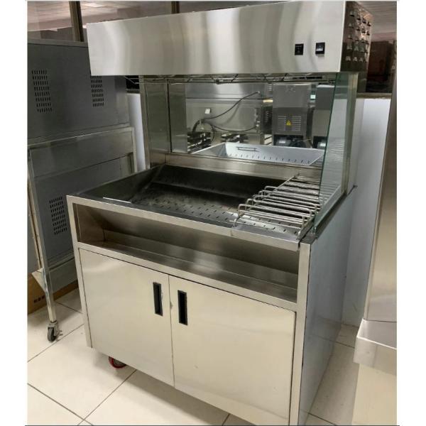 60cm 100cm Width French Fries Chips Display Warmer 304SUS Material