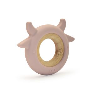 Food Grade Silicone Beads Beech Wood Teether Phthalate Free