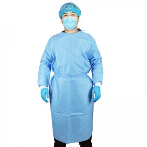 China Strengthened Disposable Surgeon Gown Patient Operation Gown M-XXL on sale