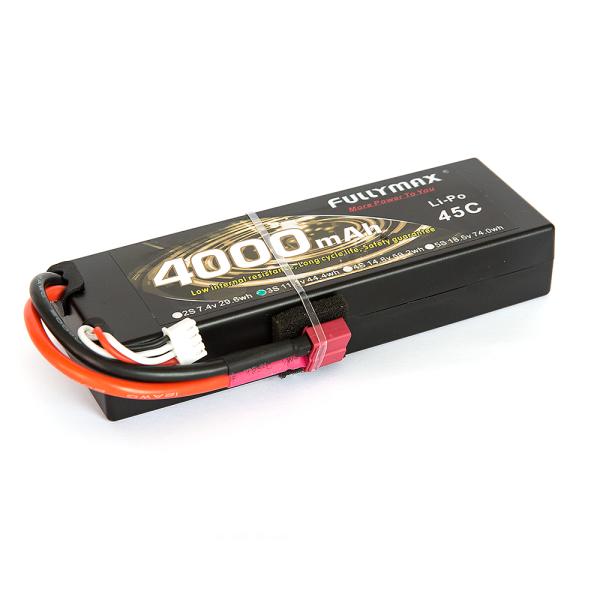 Fullymax 3S Lipo Battery 45C 4000mAh 11.1V 3s 4000mah Lipo Battery Rc Car Toys Lead Wires