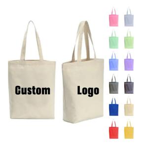 China Personalised Canvas Tote Beach Bag Pocket Zipper Cotton For Women wholesale