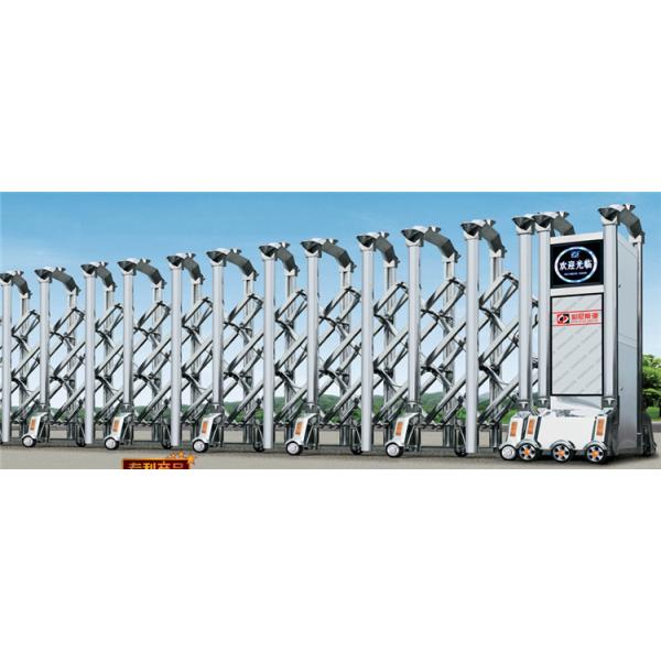 Automatic Electric Aluminum Alloy Retractable Door Folding Gate Motorized Sliding Gates System Retractable Gate