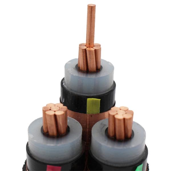 26/35KV Single Core Copper Wire Armour Cu/XLPE/PVC/STA Medium Voltage Cables