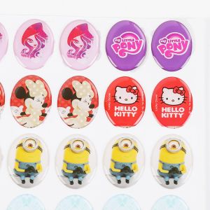China PVC Cute Cartoon Stickers Album Calendar Custom Kiss Cut Sticker Sheets wholesale