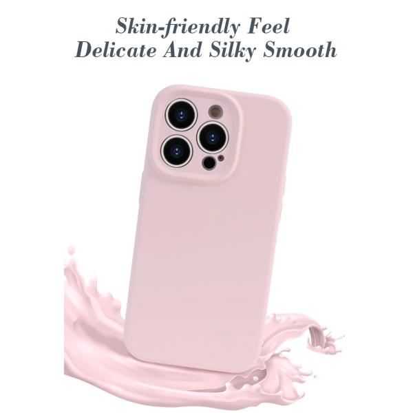 Scratch Resistant Real Liquid Silicone Mobile Case Shockproof For IPhone 16 Pro Max