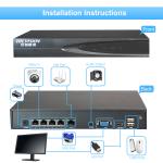 Built-in Mic Two-Way Audio Face Detection Network Security Camera with Two-Color
