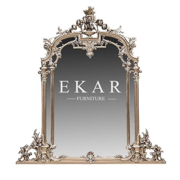 European Style Antique Dressing Furniture Dresser Mirror Wood LS-A105F