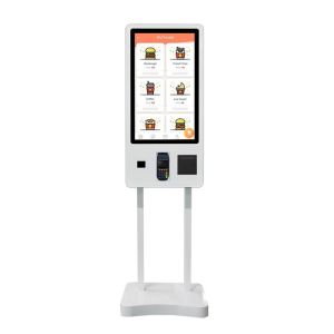 Gas Station 32" Self Service Kiosk Bill Acceptor LCD Payment Ticket Machine
