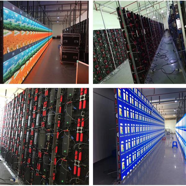 Cheap price indoor P3.91 rental led screen panel 500x500mm cabinet led video wall