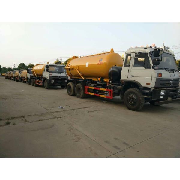 Septic Vacuum Suction Truck 210hp 10 Wheel 16cbm With Hydraulic Control System