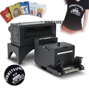 Multi Color A2 17inch DTF Printer 2 Xp600 Head Direct to Film 42cm Siaze Dtf Printer Powder Shaker Oven