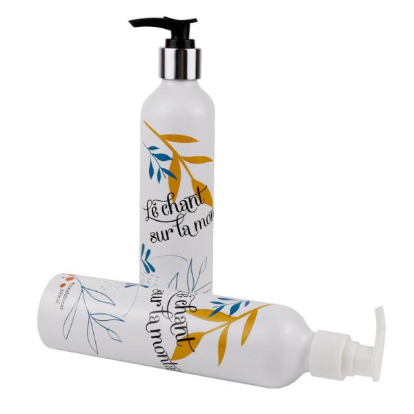 106mm Height 1.7oz Aluminum Cosmetic Bottles Shampoo Shower Gel Pump Bottle