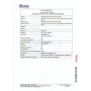 Qingdao Kush Packaging Co., Ltd. Certifications